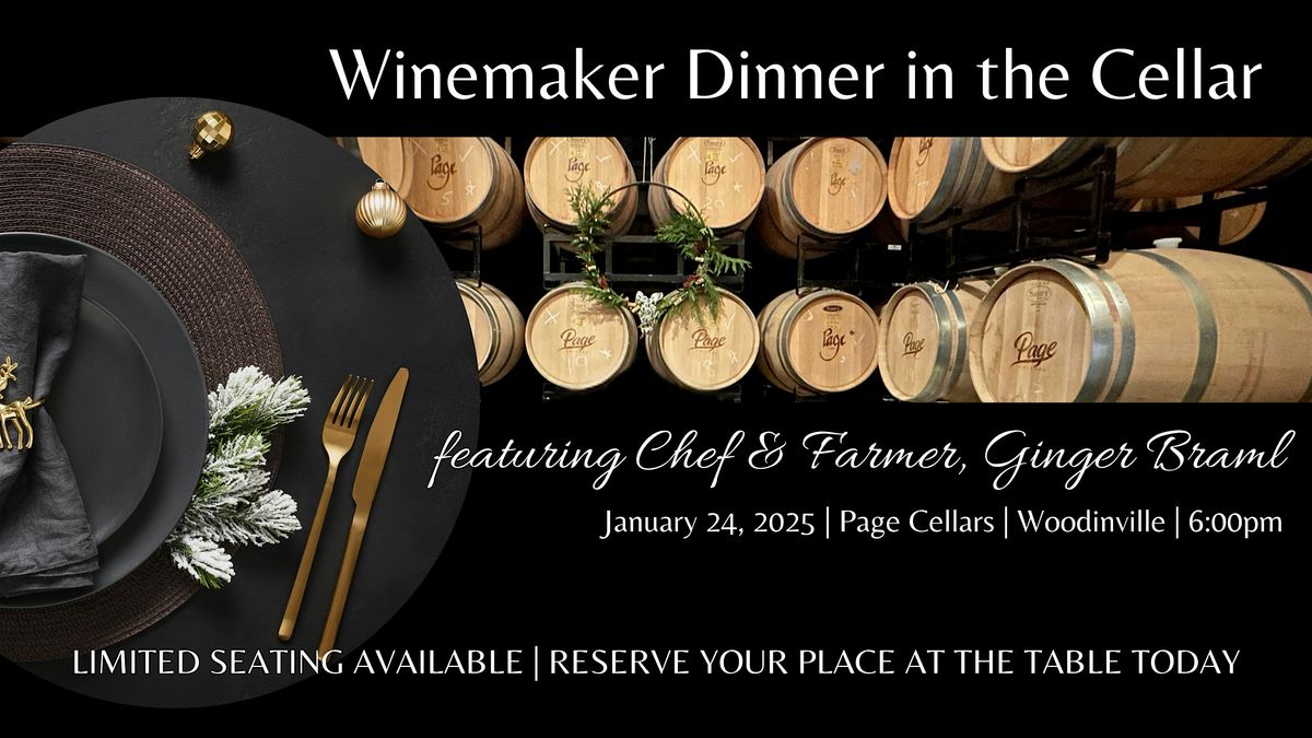 French-Inspired Winemaker Dinner in the Cellar