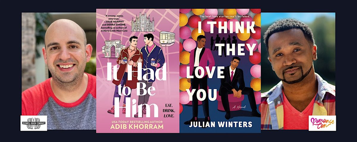 Adib Khorram and Julian Winters visit Boswell Books