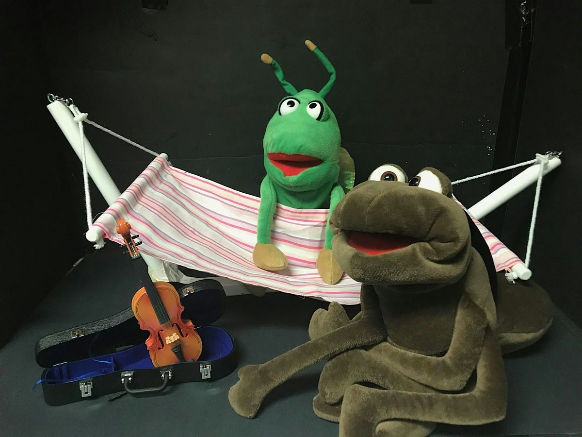 Ant and Grasshopper Puppet Show and Create Your Own Paper Bag Puppet