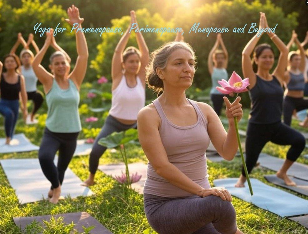 Yoga for Premenopause, Perimenopause, Menopause and Beyond