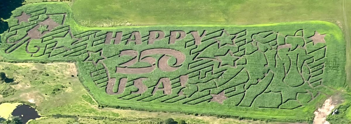Happy 250th USA Corn Maze
