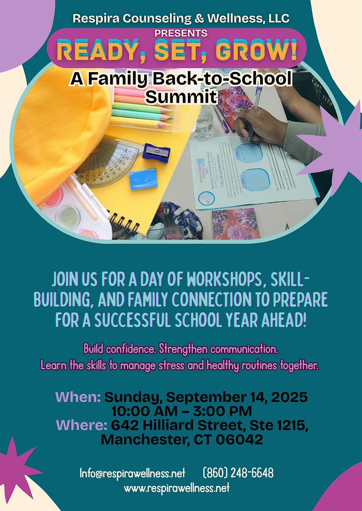 Ready, Set, Grow!: A Family Back to School Summit