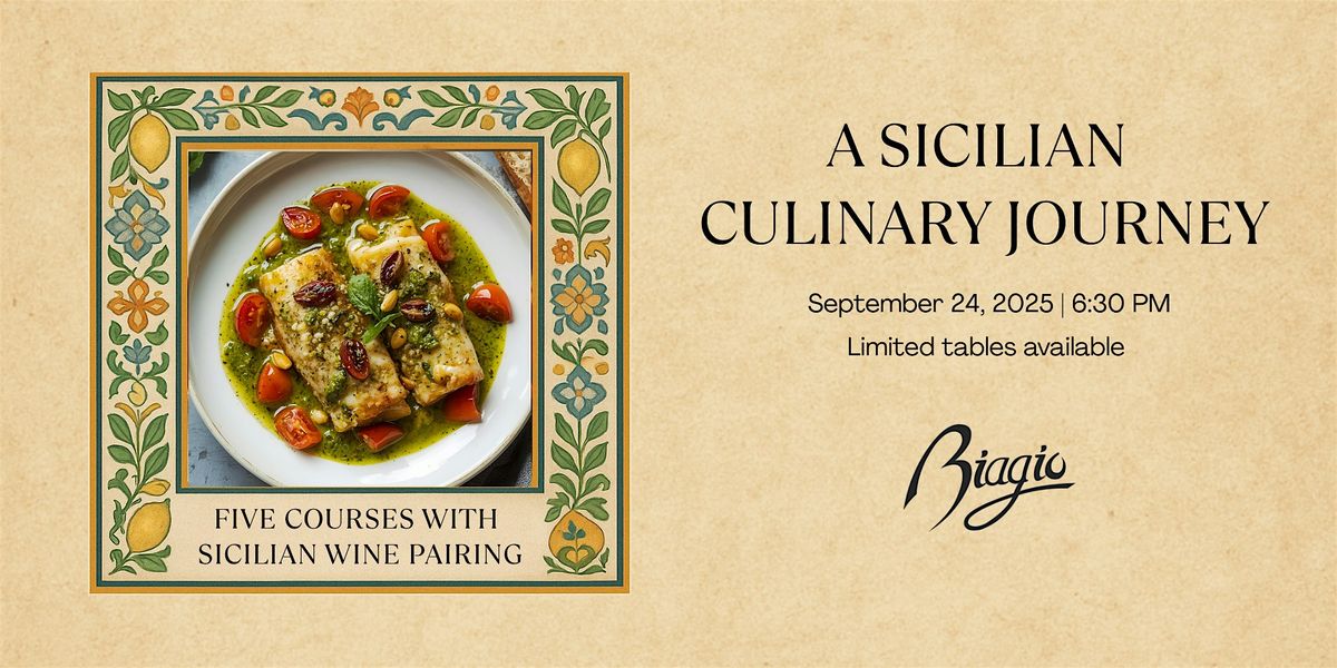 A Sicilian Culinary Journey at Biagio Ristorante