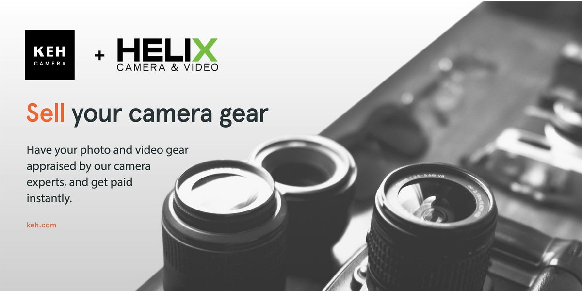 Sell your camera gear (free event) at Helix Camera & Video