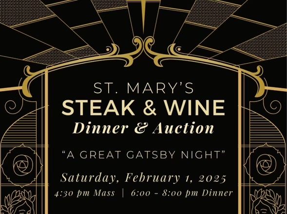 St Mary's Steak & Wine Dinner, Dance and Auction