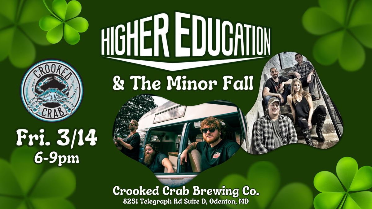 Higher Education & The Minor Fall at Crooked Crab Brewing Co.