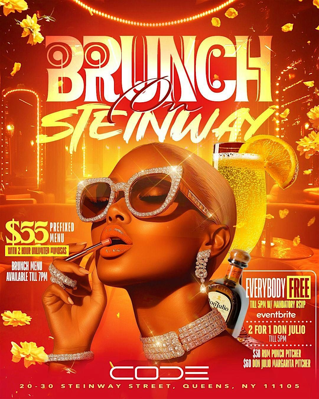 BRUNCH ON STEINWAY AT CODE ASTORIA! | PRESENTED BY #YESLIST