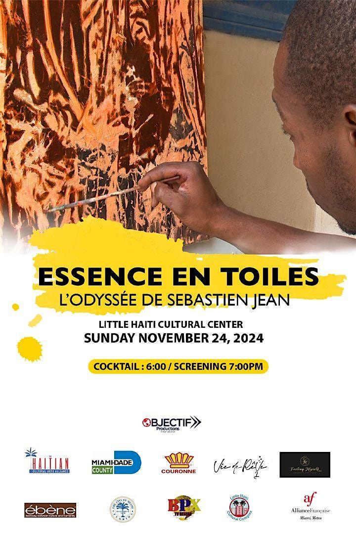 Essence en Toiles:  L'Odyss\u00e9e de Sebastien Jean