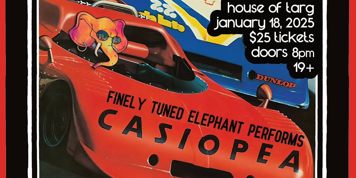 JAPANESE FUSION NIGHT: Finely Tuned Elephant (Casiopea's Debut Album)