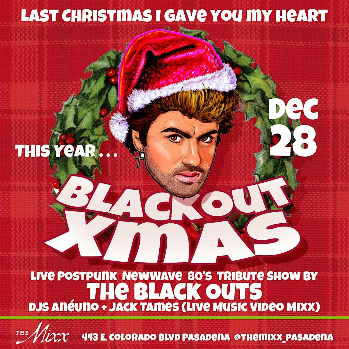 Blackout Christmas Newwave Darkwave Postpunk Live Show & Dance Party