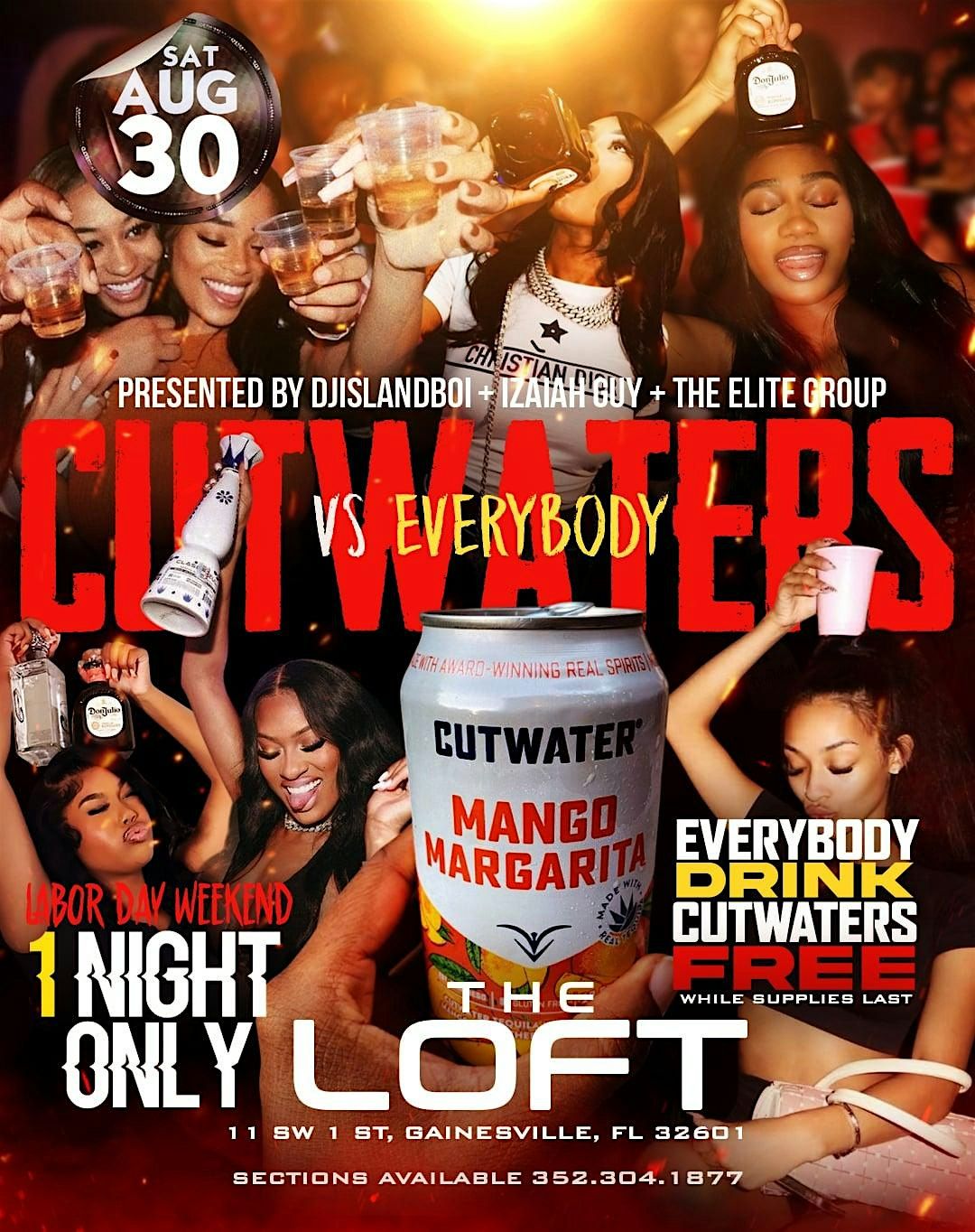 CUTWATERS VS EVERYBODY : DRINK FREE ALL NIGHT