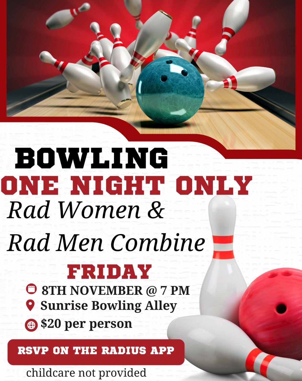 RadWomen & RadMen Bowling Night