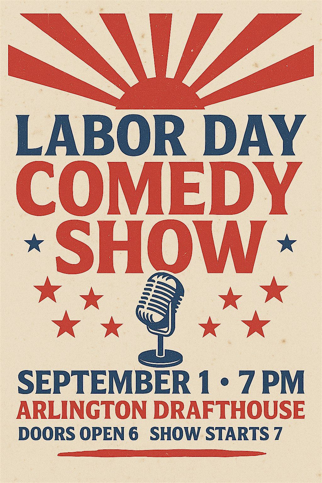 The Labour Day Comedy Show!