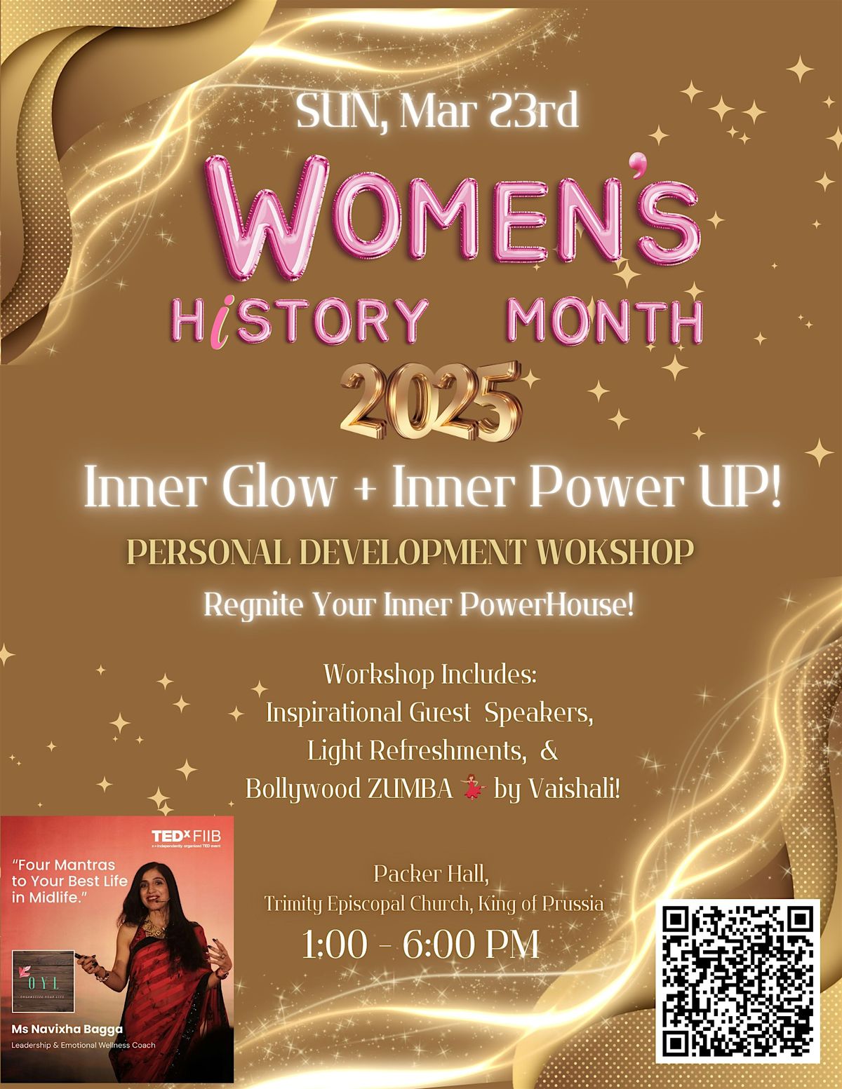 Women's History Month Event!! ~ Inner Glow + Power UP Workshop