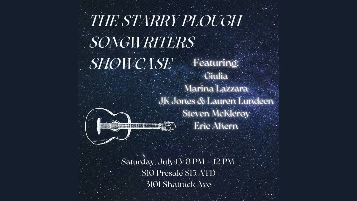 The Starry Plough's Songwriters Showcase