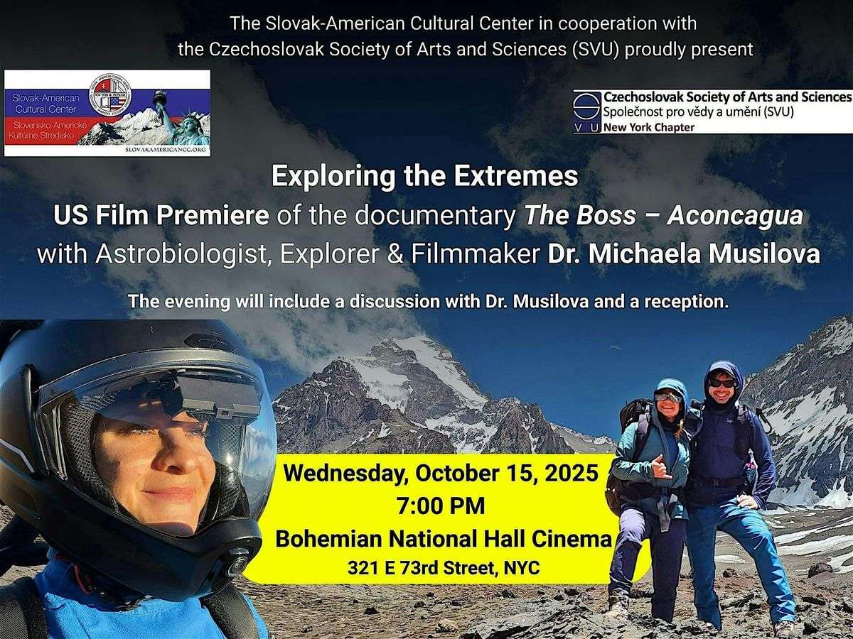 Exploring the Extremes: Dr. Musilova's Film Premiere of The Boss\u2013Aconcagua