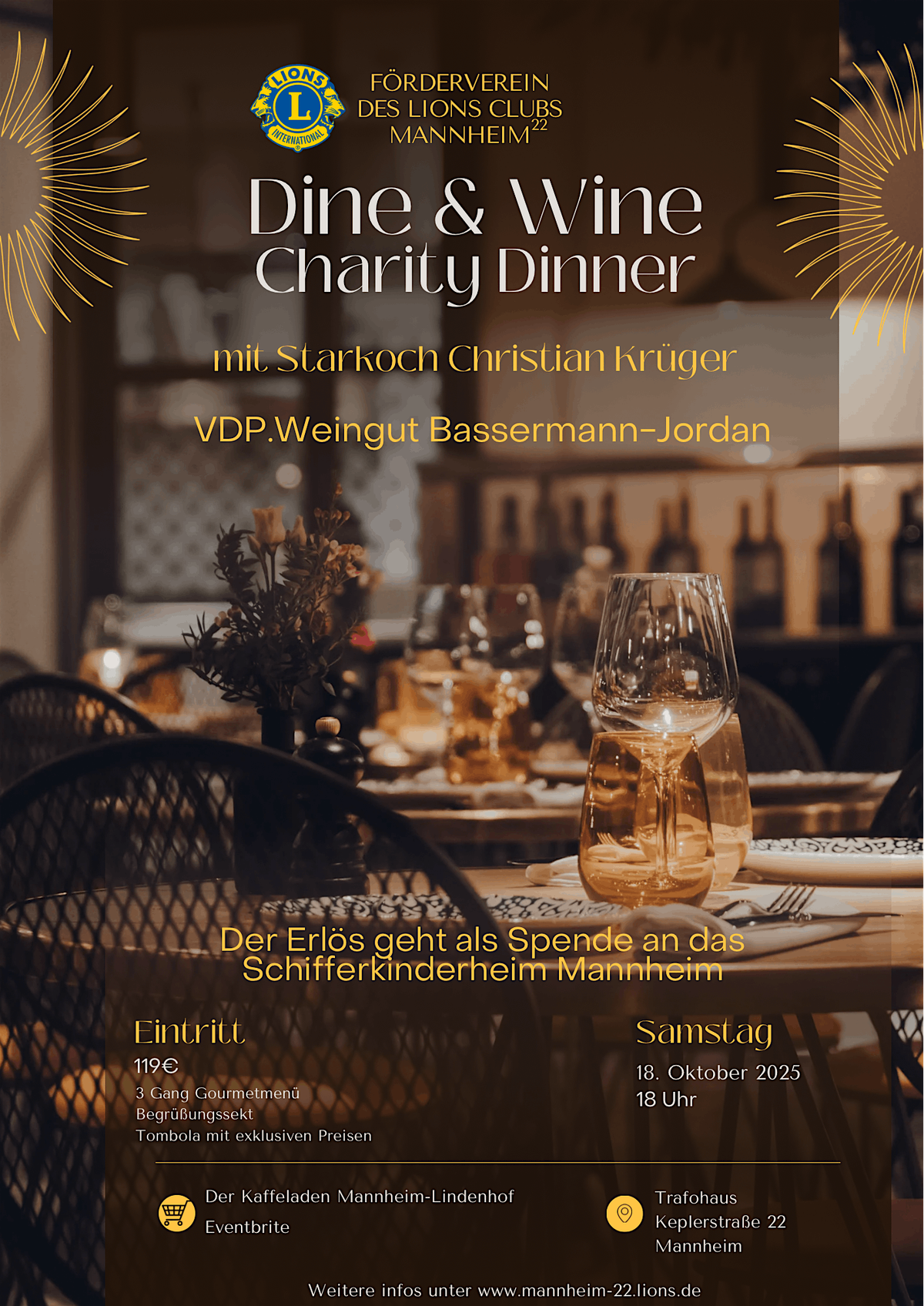 Dine & Wine Charity Dinner