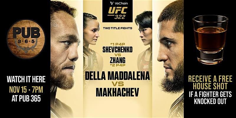 UFC 322: Della Maddalena vs Makhachev (FREE VIEWING)