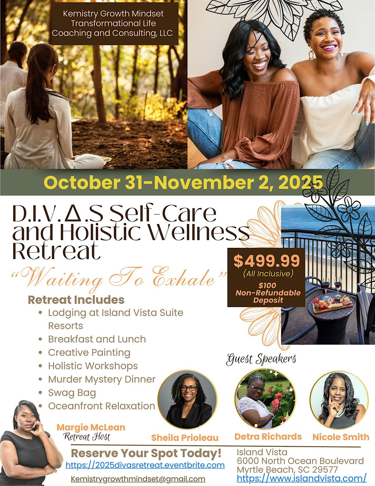 2025 D.I.V.\u2206.S Self-Care and Holistic Wellness Retreat