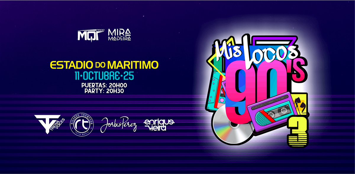 MIS LOCOS 90's - 3ra EDICI\u00d3N