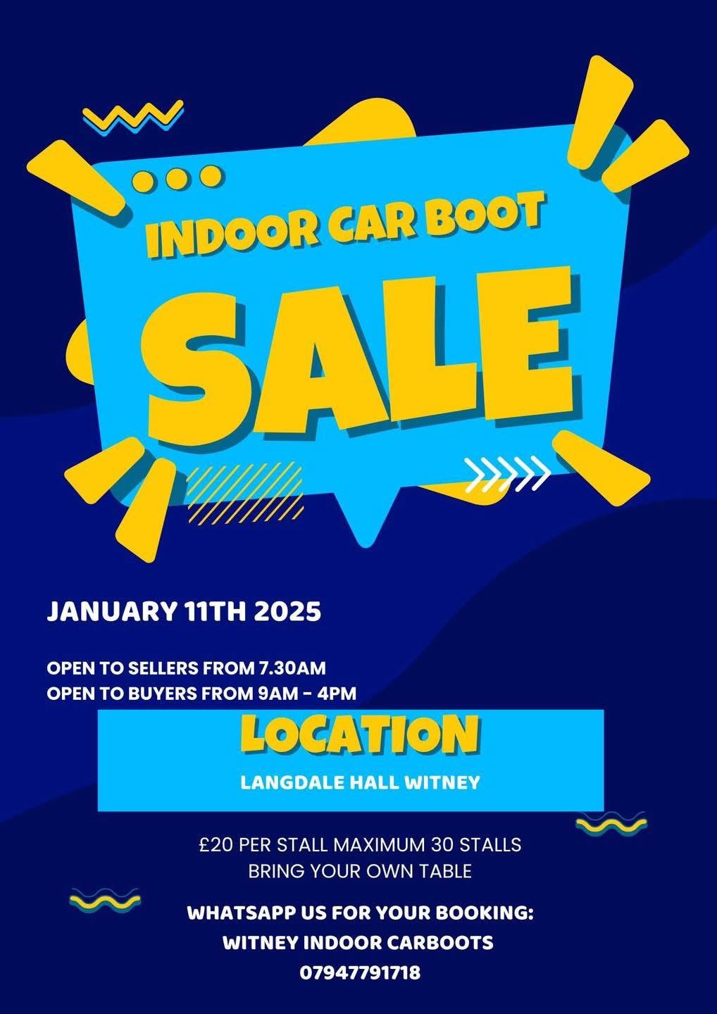 WITNEY INDOOR CARBOOT