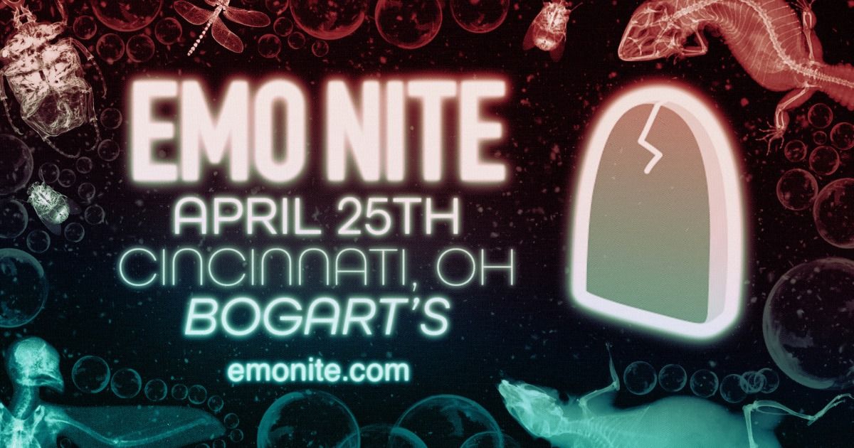 Emo Nite at Bogart's - Cincinnati, Ohio (18+ with Valid ID)