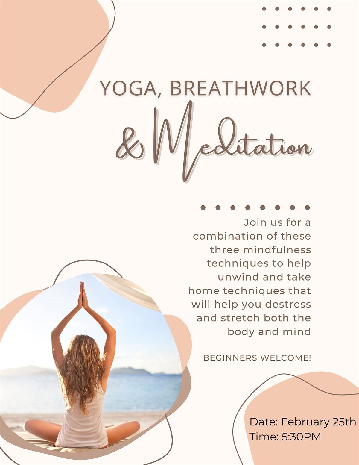 Yoga, Breathwork, and Meditation Workshop