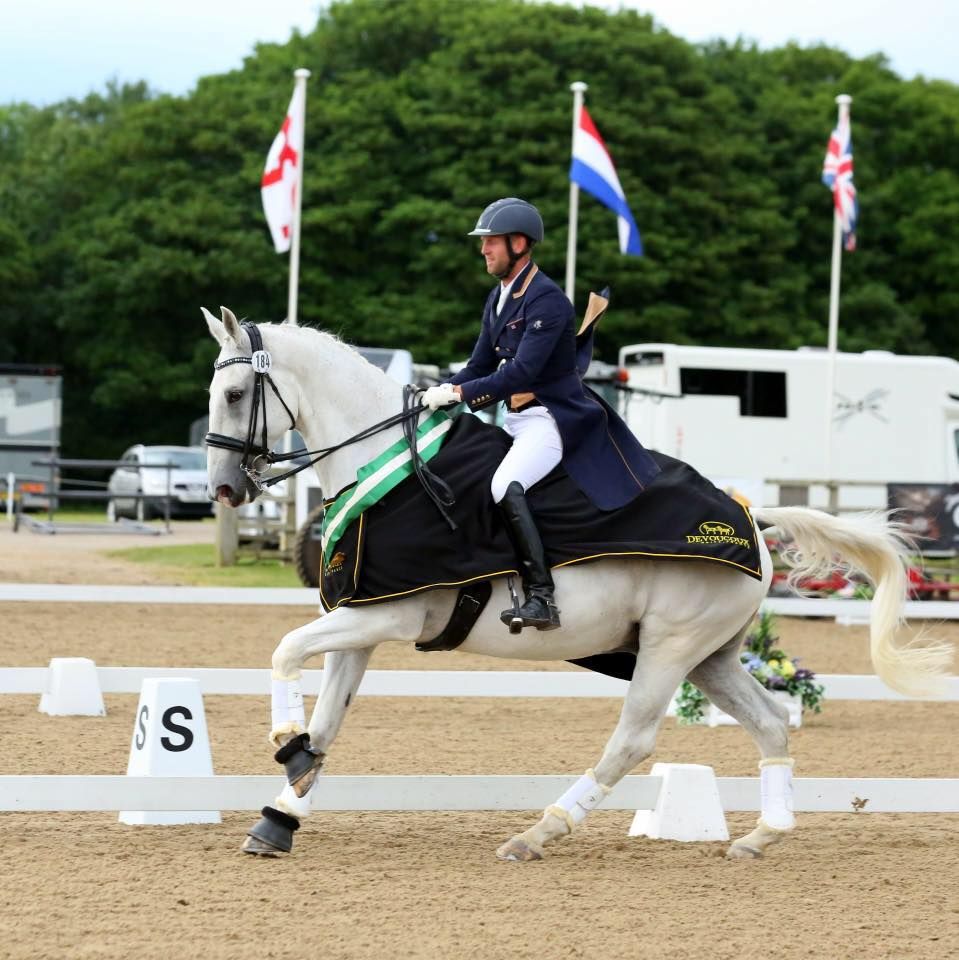 John Chubb Dressage and Christie Lee-Batty SJ at Bishop Burton