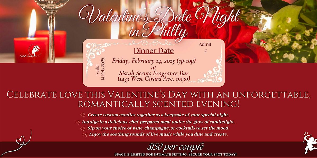 Valentine\u2019s Date Night: Dinner & Candle Making!