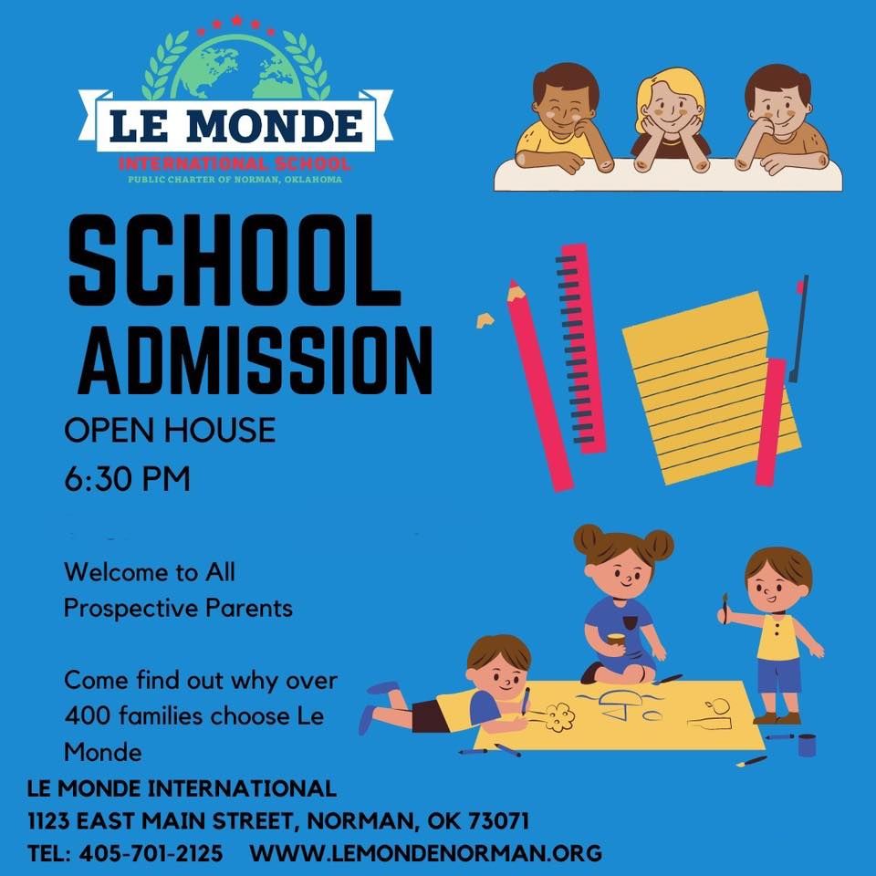 Le Monde International School Admission Open House