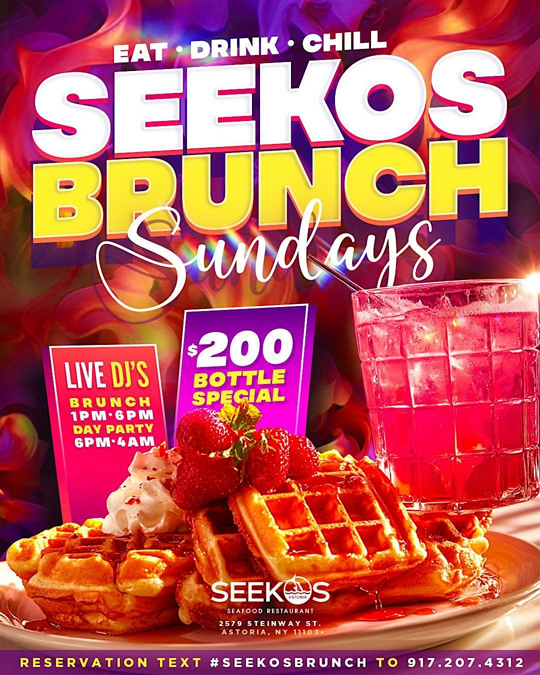 Brunch Sundays at  Seekos Astoria