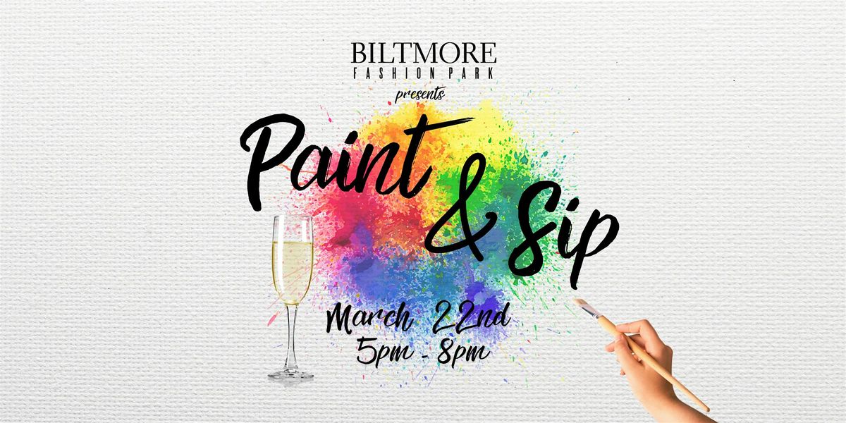 Paint & Sip at Biltmore Fashion Park