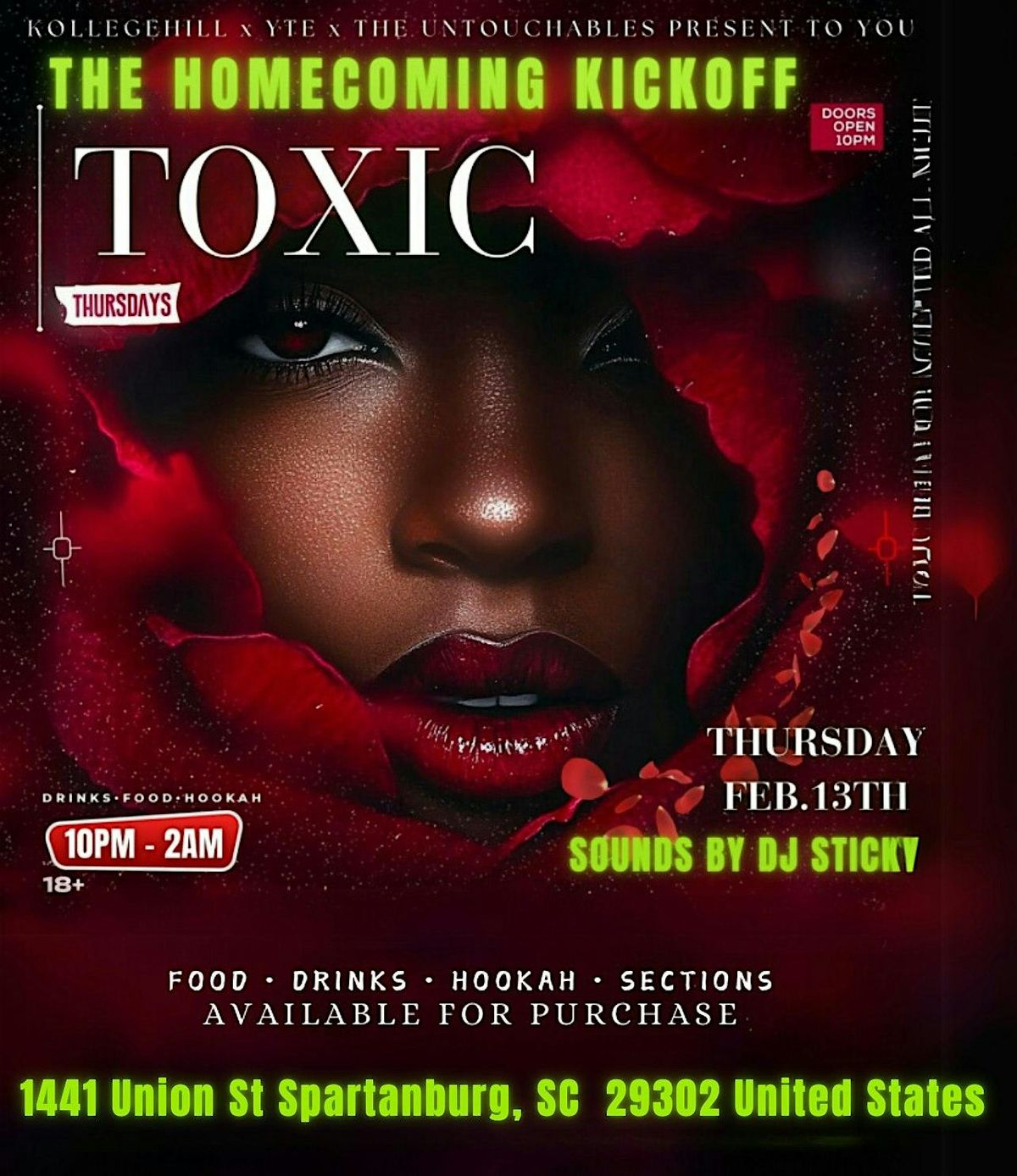 Toxic Thursday Hoco Pre-Weekend Kickoff