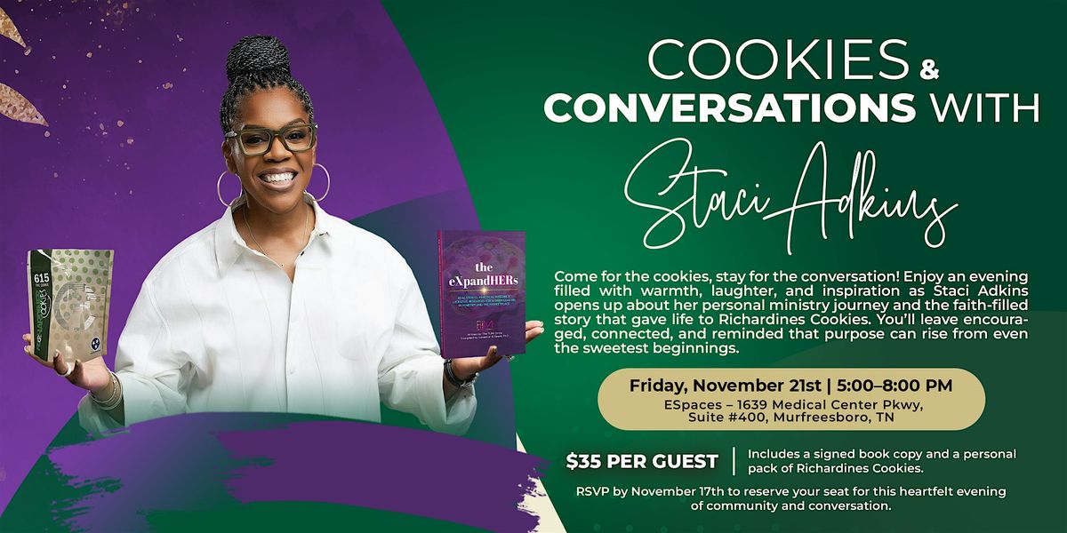Cookies and Conversations with Staci Adkins