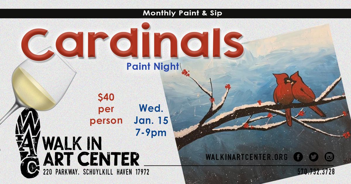 Cardinals Paint and Sip