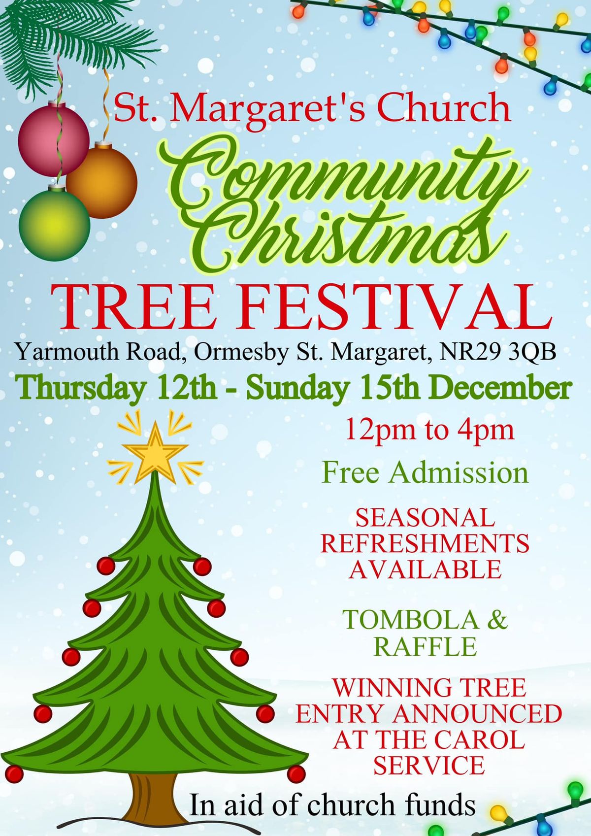 St Margaret\u2019s Community Christmas Tree Festival