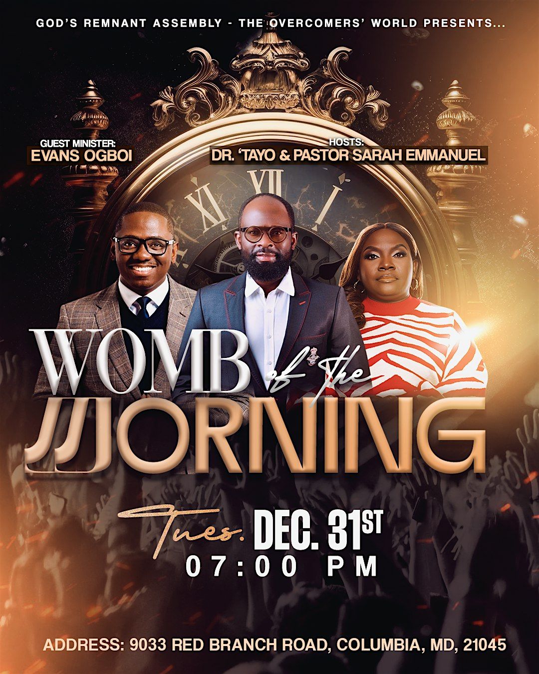 Crossover Service \/ Womb of the Morning