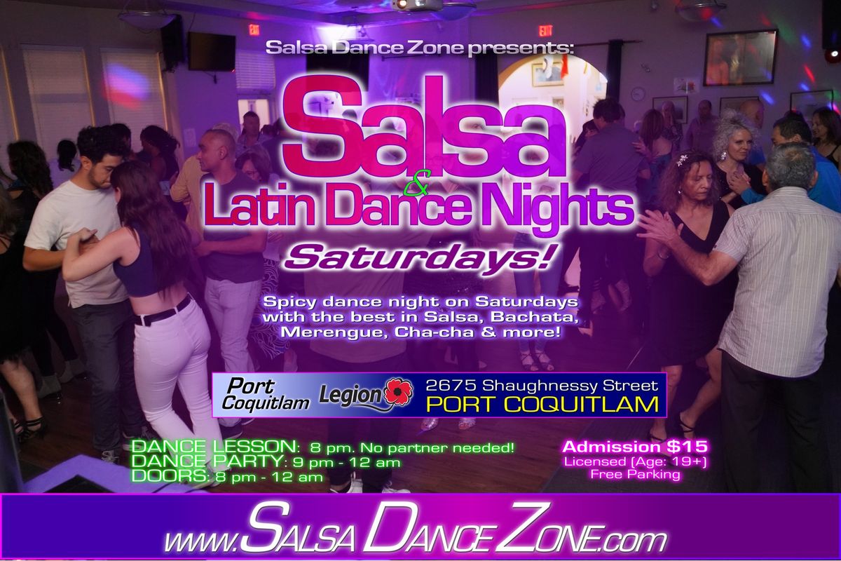 Salsa Nights Saturdays - PoCo Legion \u2605 Sat Feb 1