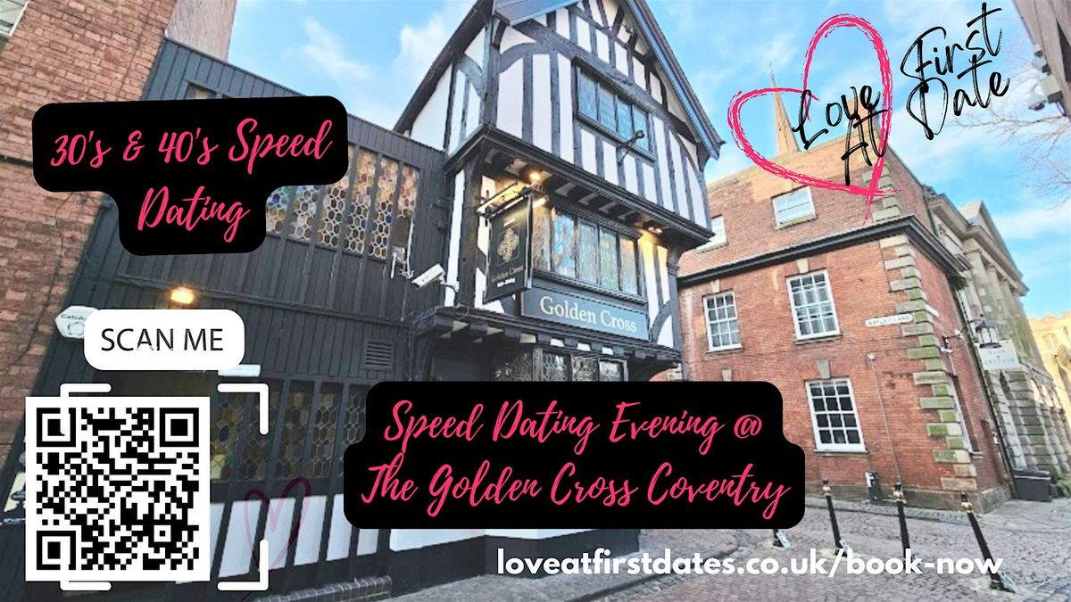 30's & 40's Speed Dating Evening in Coventry