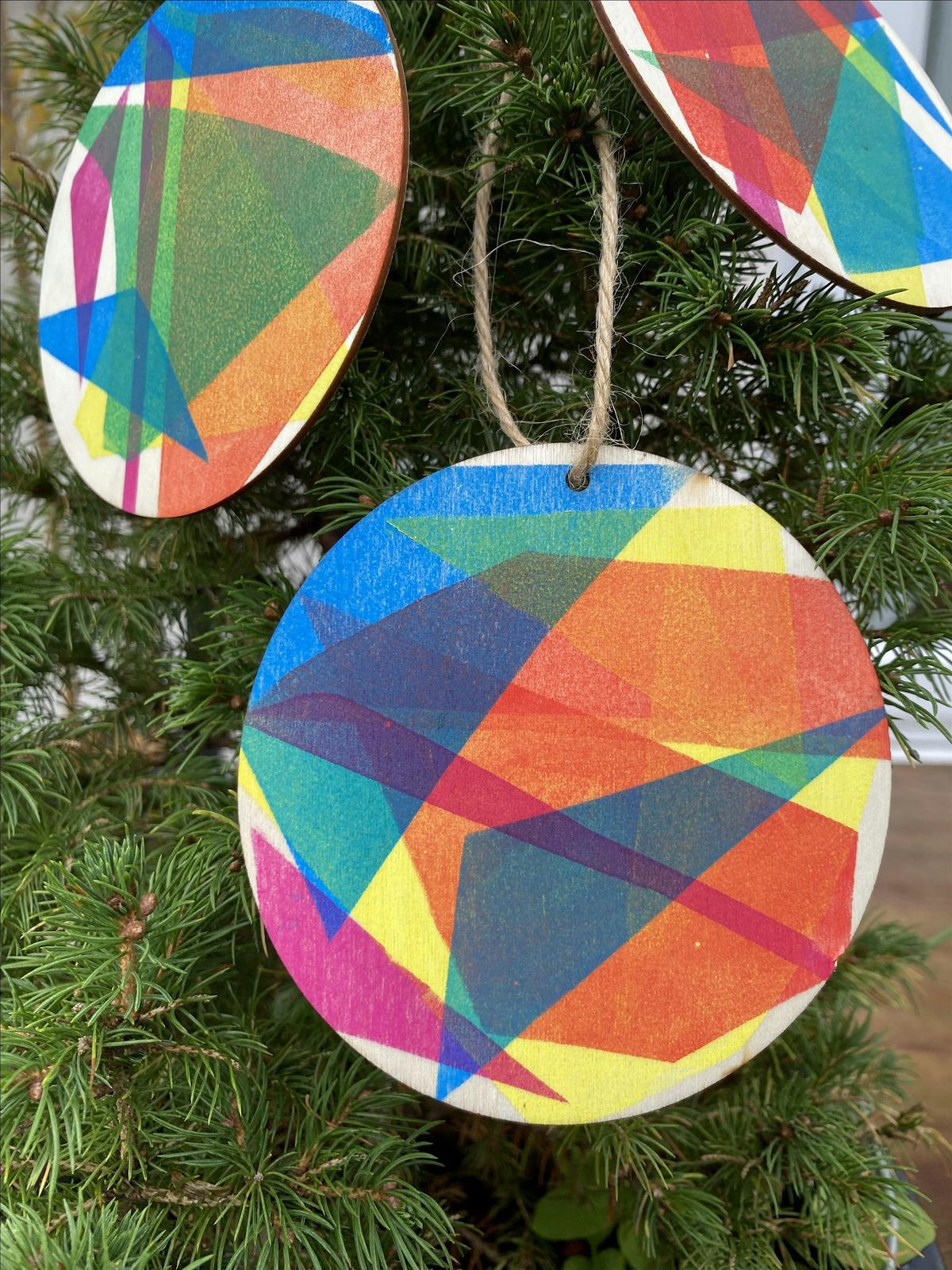 Print Plywood Festive Decorations