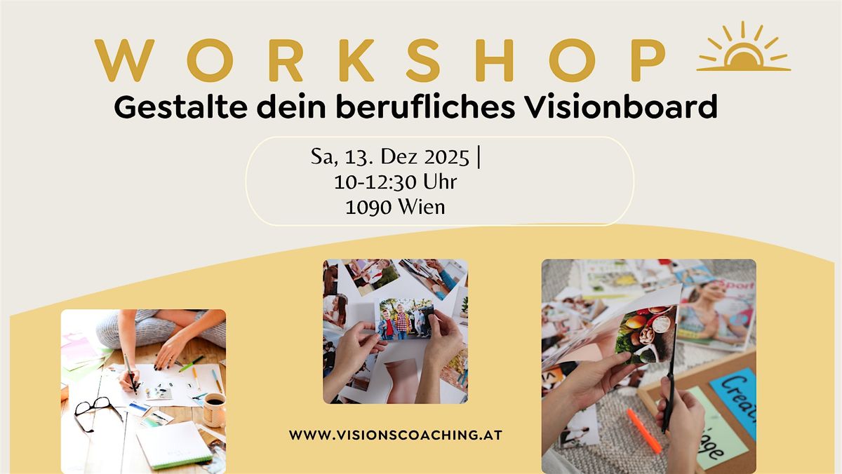 Gestalte dein  Visionboard f\u00fcr berufliche Neuorientierung