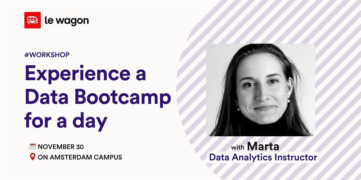 Experience a Data Bootcamp for a day