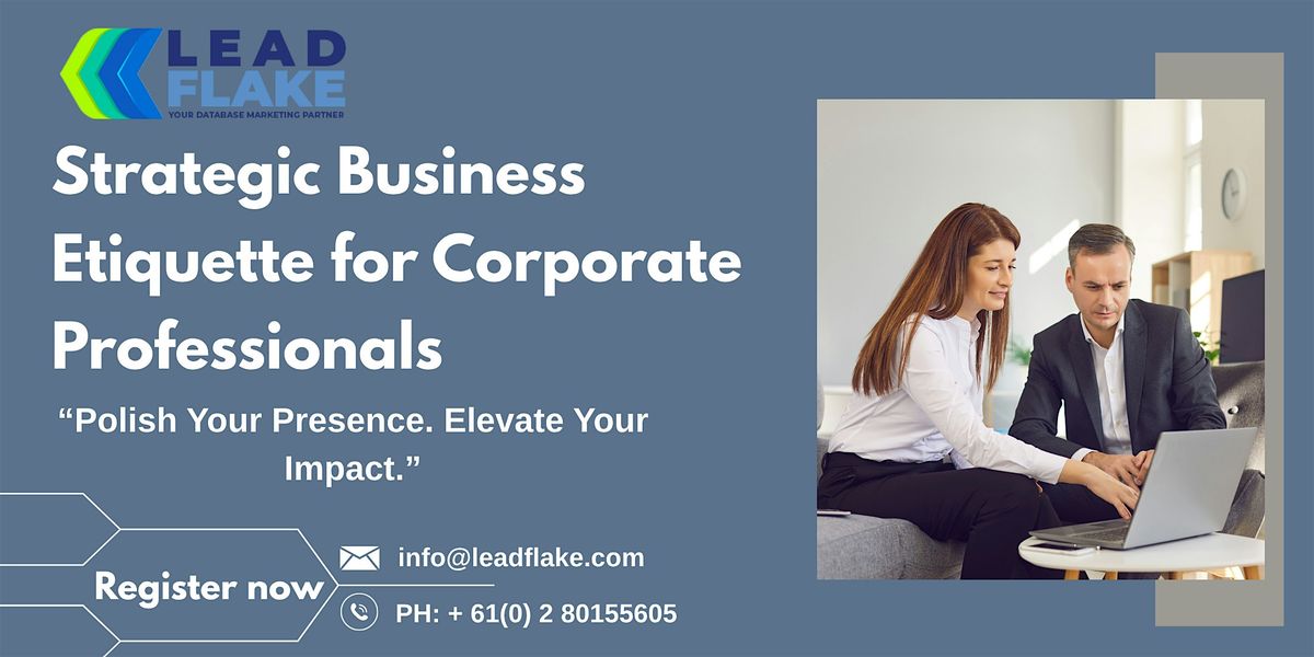 Essential Business Etiquette for Every Professional Workshop - Johor Bahru