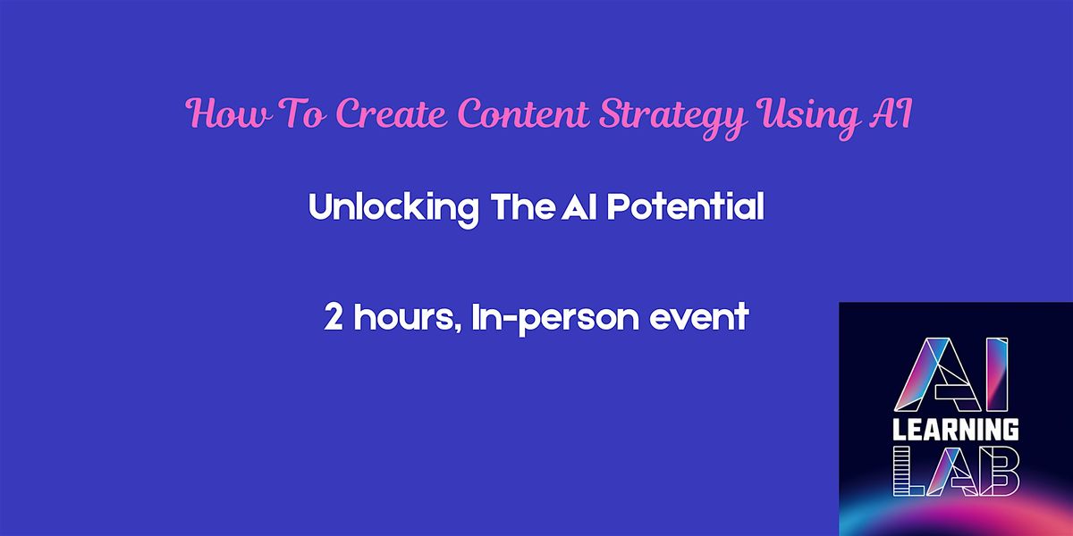 How to Create Content Strategy Using AI