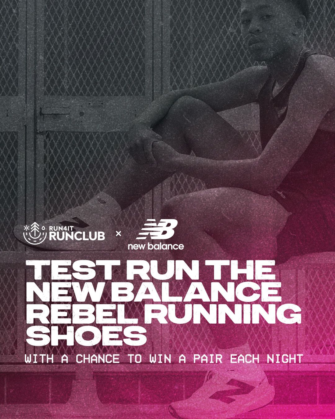 Run4It Run Club X New Balance Rebel v4