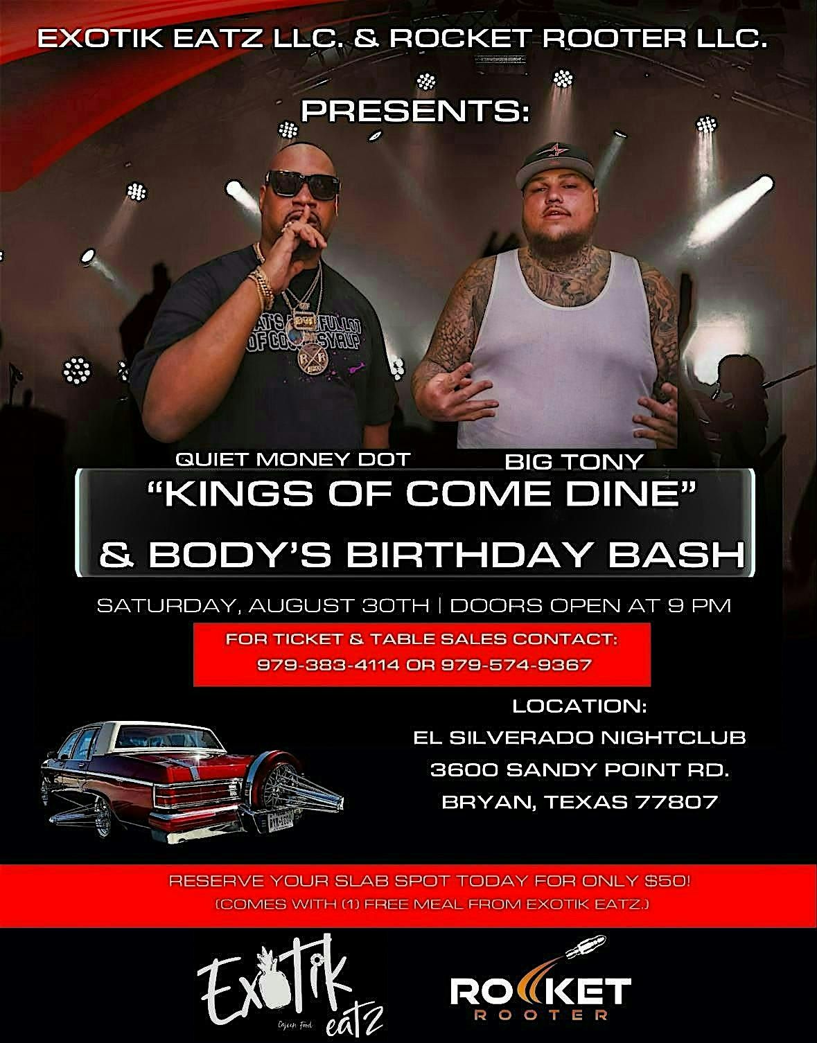 \u201cKings of Tha Come Dine\u201d