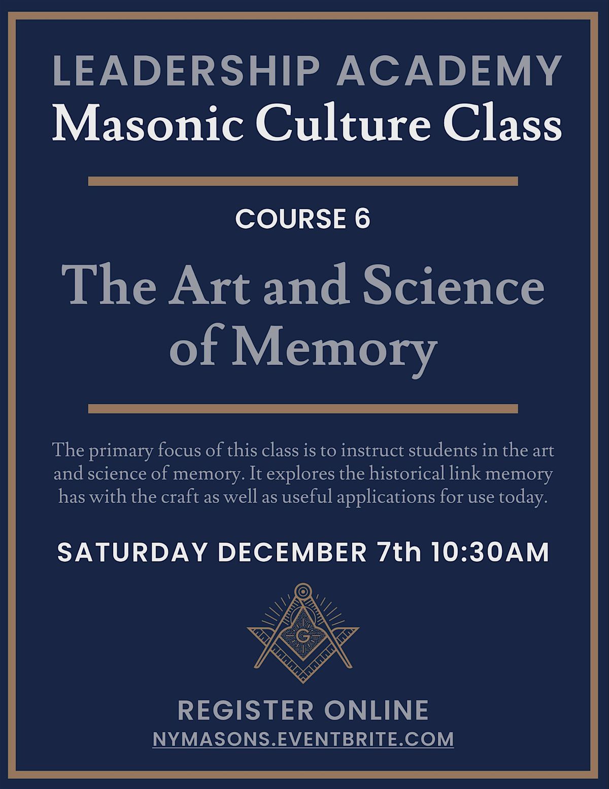 Culture Class - Course Six -  The Art and Science of Memory