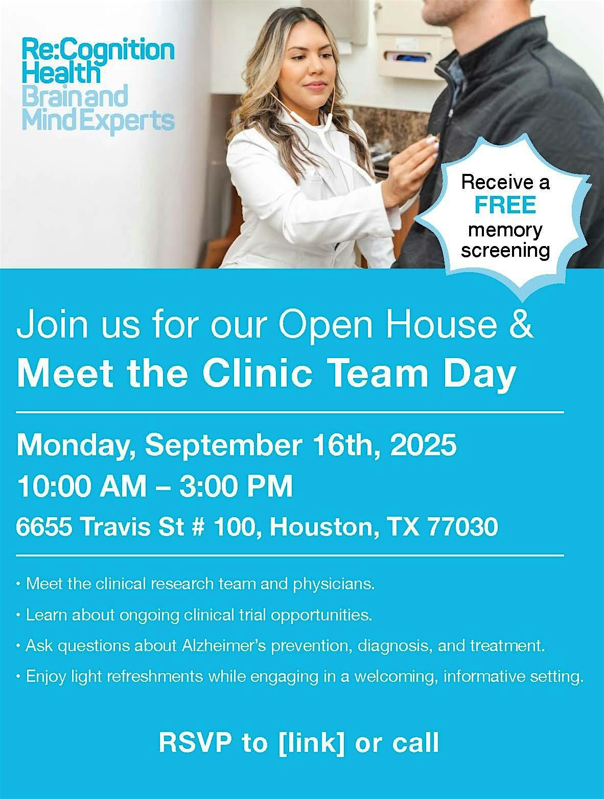 Open House & Meet the Clinic Team Day