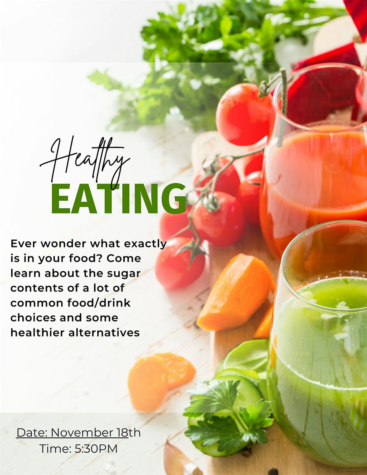 Healthy Eating Workshop