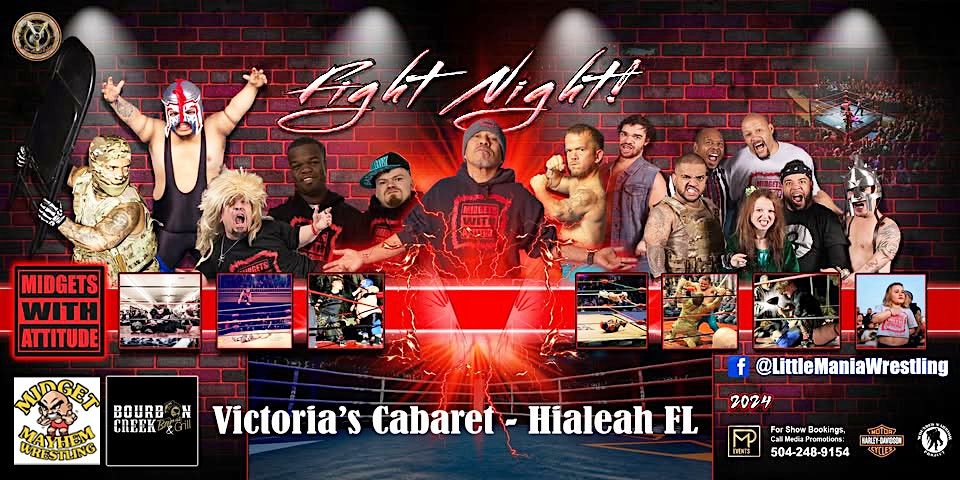 Midget Mayhem Wrestling with Attitude Goes Wild! Hialeah FL 21+